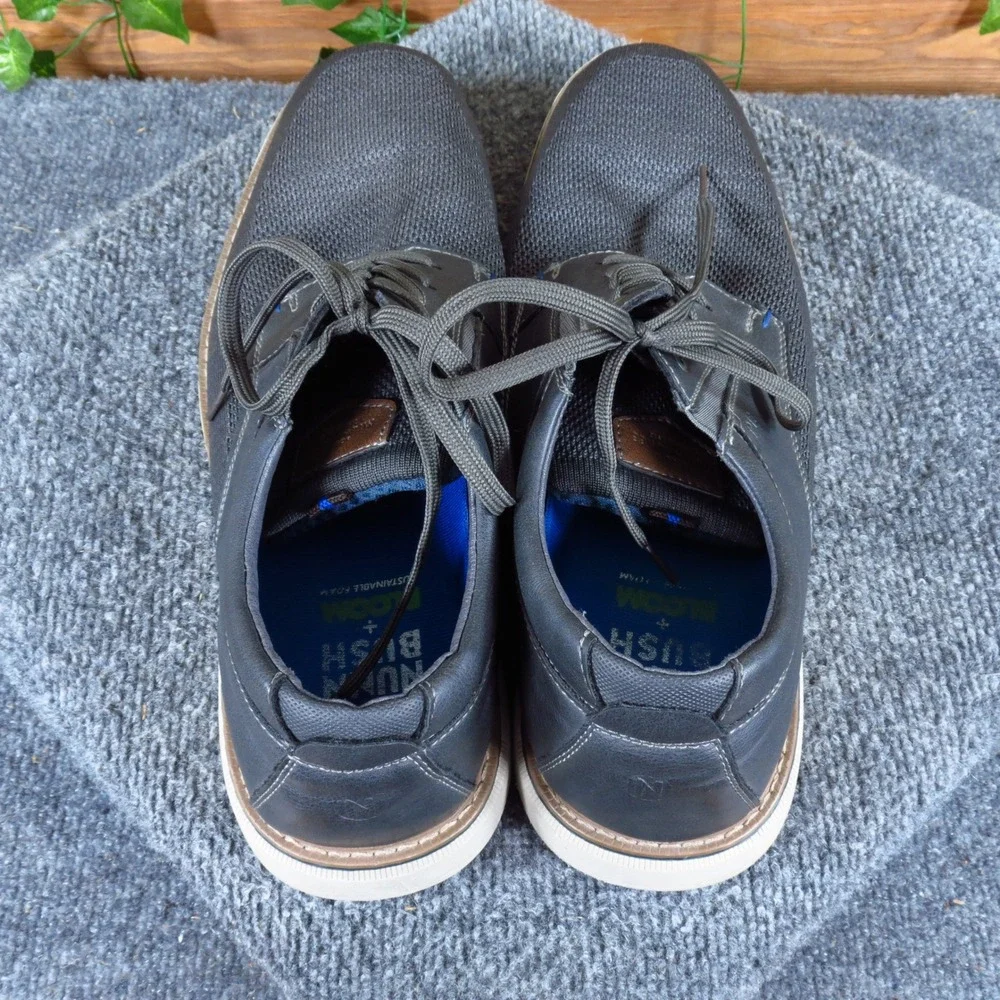 Nunn Bush Otto Mens Oxford Shoes Size 13 Wide Professional Comfort Gray‎ Textile